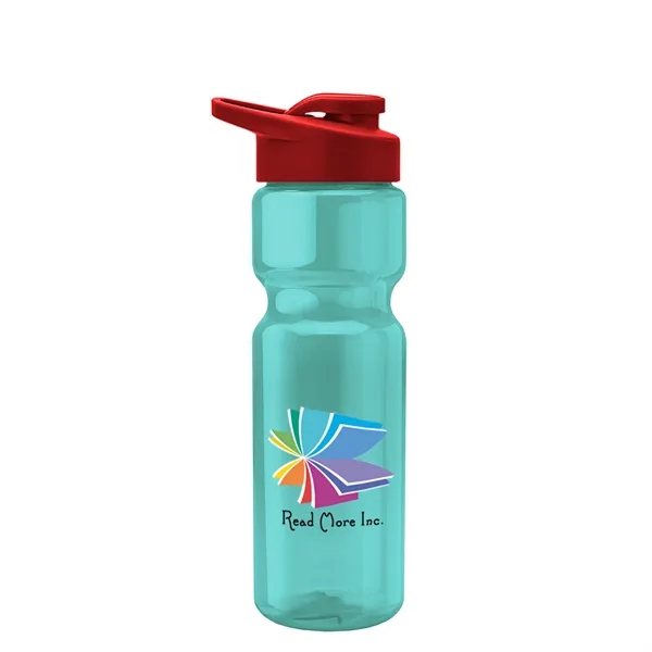 Champion 28 Oz. Transparent Bottle - Drink Thru Lid (Colors)... from ASI 40480 Koozie Group
