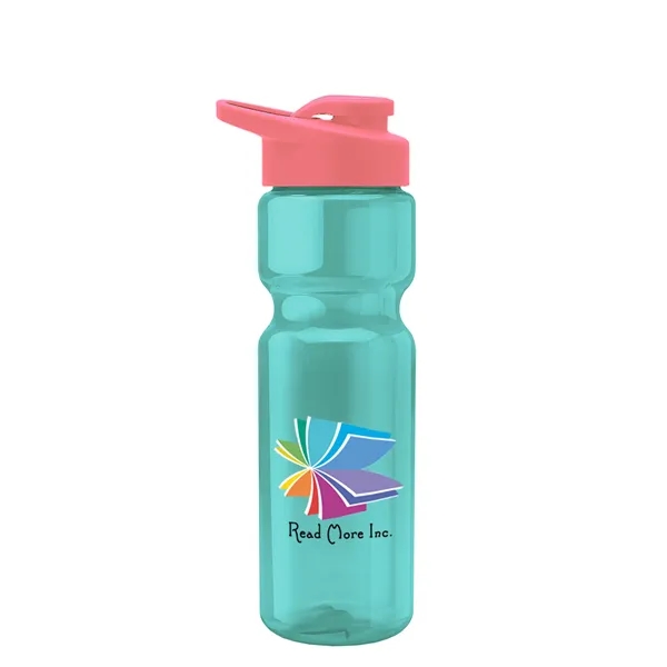 Champion 28 Oz. Transparent Bottle - Drink Thru Lid (Colors)... from ASI 40480 Koozie Group