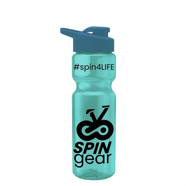 Champion 28 Oz. Transparent Bottle - Drink Thru Lid (Colors)... from ASI 40480 Koozie Group