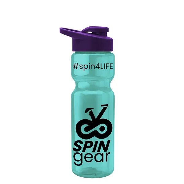 Champion 28 Oz. Transparent Bottle - Drink Thru Lid (Colors)... from ASI 40480 Koozie Group