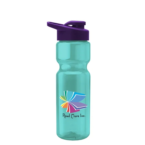 Champion 28 Oz. Transparent Bottle - Drink Thru Lid (Colors)... from ASI 40480 Koozie Group
