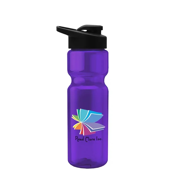 Champion 28 Oz. Transparent Bottle - Drink Thru Lid (Colors)... from ASI 40480 Koozie Group