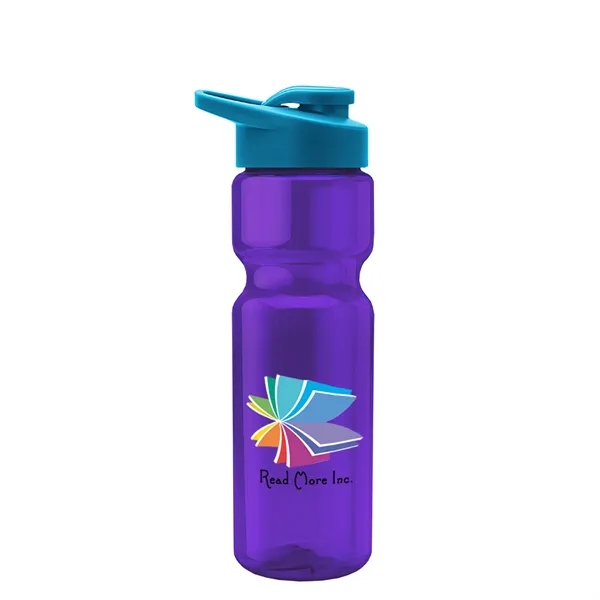 Champion 28 Oz. Transparent Bottle - Drink Thru Lid (Colors)... from ASI 40480 Koozie Group