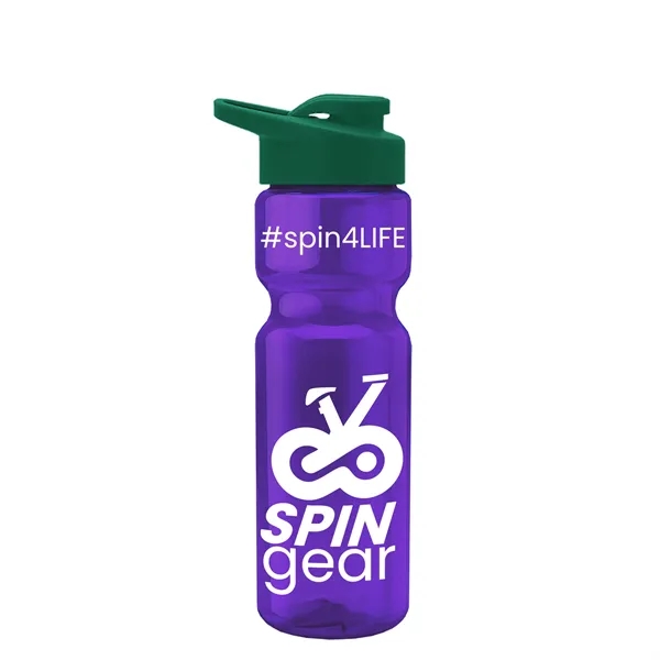 Champion 28 Oz. Transparent Bottle - Drink Thru Lid (Colors)... from ASI 40480 Koozie Group