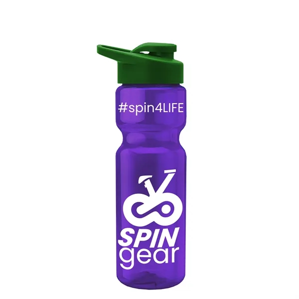 Champion 28 Oz. Transparent Bottle - Drink Thru Lid (Colors)... from ASI 40480 Koozie Group