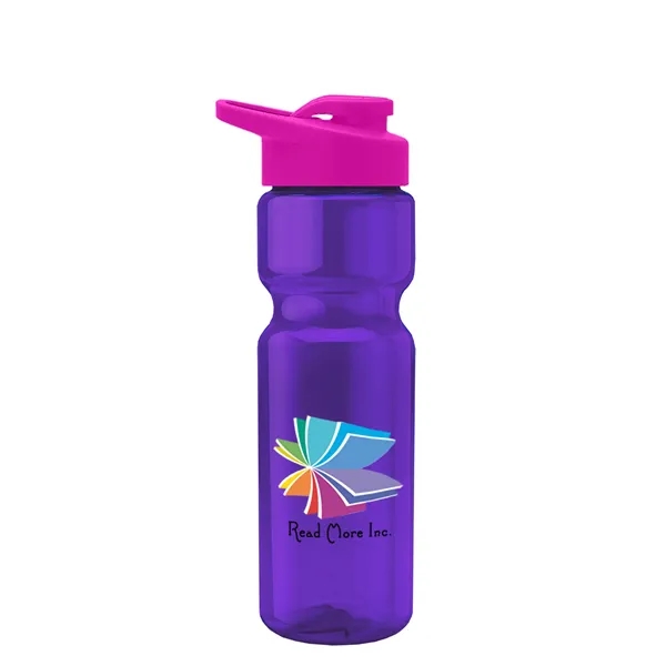 Champion 28 Oz. Transparent Bottle - Drink Thru Lid (Colors)... from ASI 40480 Koozie Group