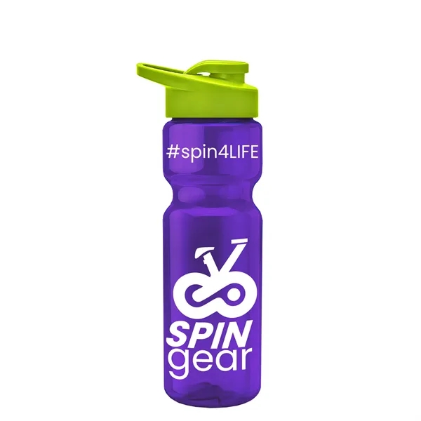 Champion 28 Oz. Transparent Bottle - Drink Thru Lid (Colors)... from ASI 40480 Koozie Group