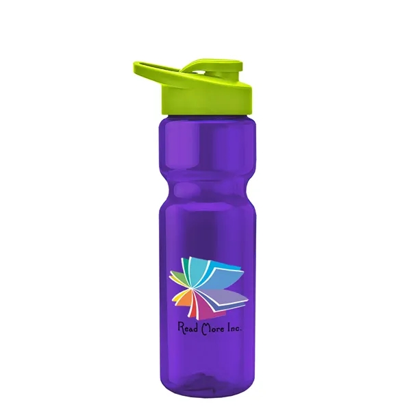 Champion 28 Oz. Transparent Bottle - Drink Thru Lid (Colors)... from ASI 40480 Koozie Group