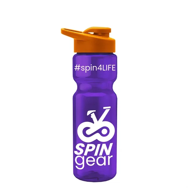 Champion 28 Oz. Transparent Bottle - Drink Thru Lid (Colors)... from ASI 40480 Koozie Group