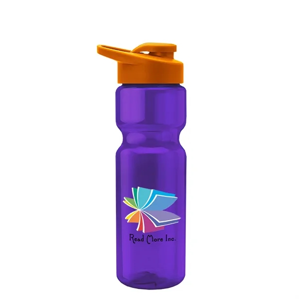 Champion 28 Oz. Transparent Bottle - Drink Thru Lid (Colors)... from ASI 40480 Koozie Group