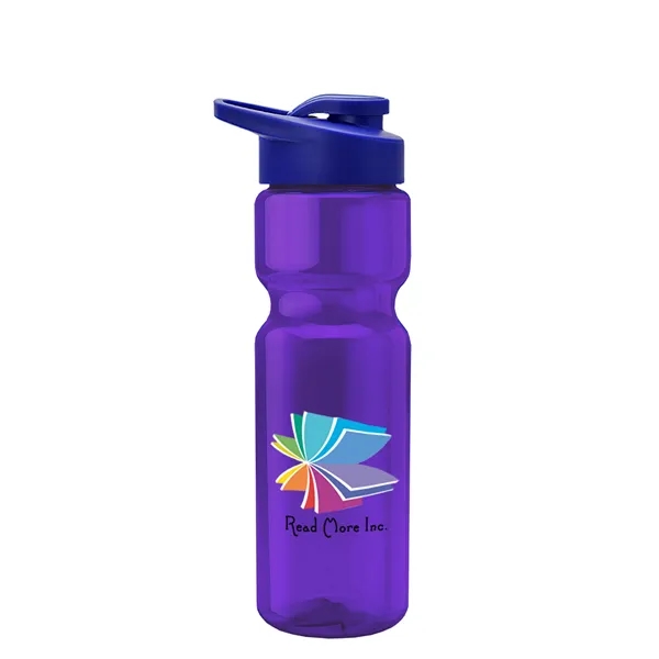Champion 28 Oz. Transparent Bottle - Drink Thru Lid (Colors)... from ASI 40480 Koozie Group