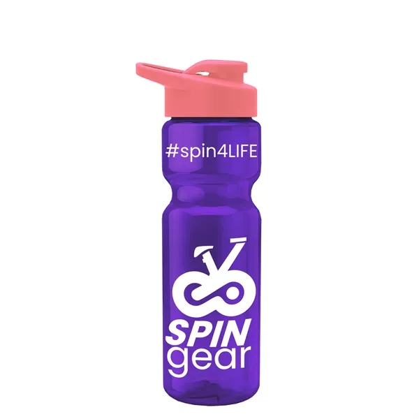 Champion 28 Oz. Transparent Bottle - Drink Thru Lid (Colors)... from ASI 40480 Koozie Group