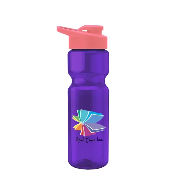 Champion 28 Oz. Transparent Bottle - Drink Thru Lid (Colors)... from ASI 40480 Koozie Group