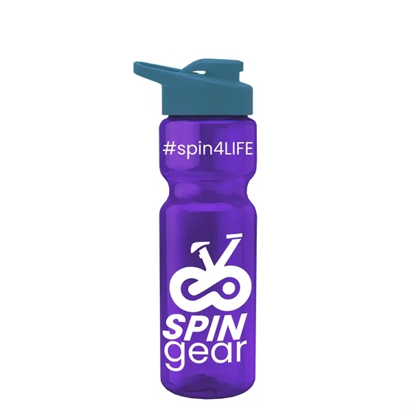 Champion 28 Oz. Transparent Bottle - Drink Thru Lid (Colors)... from ASI 40480 Koozie Group