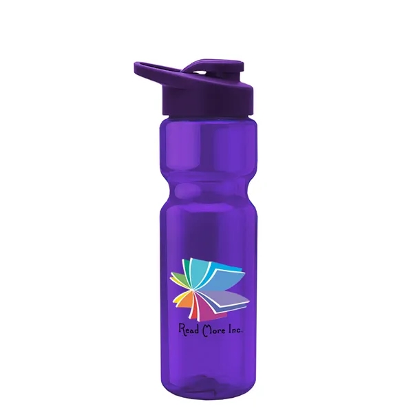 Champion 28 Oz. Transparent Bottle - Drink Thru Lid (Colors)... from ASI 40480 Koozie Group