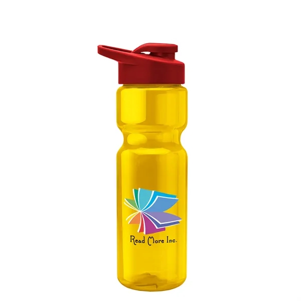 Champion 28 Oz. Transparent Bottle - Drink Thru Lid (Colors)... from ASI 40480 Koozie Group