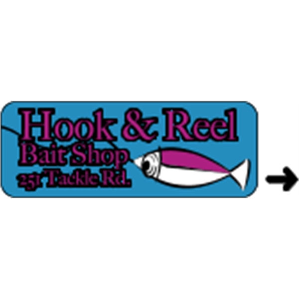 0.75" x 2" rectangle roll labels with a one color imprint.... from ASI 89910 Stouse, LLC