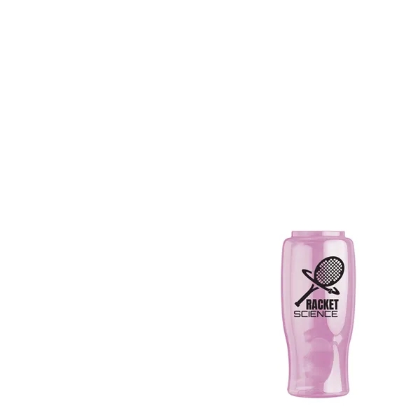 27 oz. Poly-pure transparent bottle with microfiber golf towel. Towel is... from ASI 40480 Koozie Group