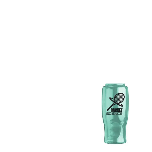27 oz. Poly-pure transparent bottle with microfiber golf towel. Towel is... from ASI 40480 Koozie Group