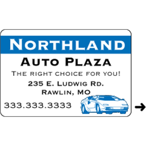 2" x 3" rectangle roll labels with a one color imprint.... from ASI 89910 Stouse, LLC