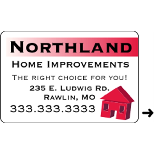 2" x 3" rectangle roll labels with a one color imprint.... from ASI 89910 Stouse, LLC