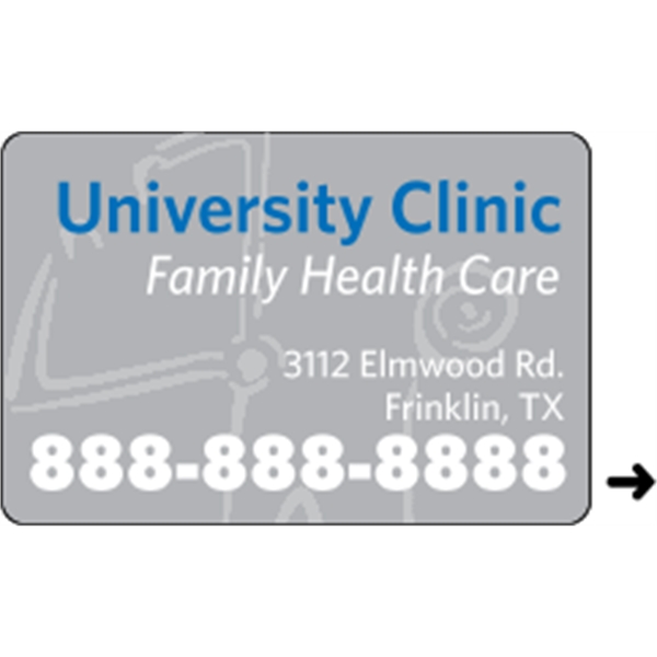 2" x 3" rectangle roll labels with a one color imprint.... from ASI 89910 Stouse, LLC