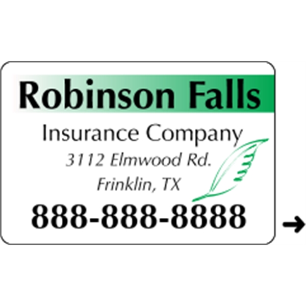 2" x 3" rectangle roll labels with a one color imprint.... from ASI 89910 Stouse, LLC