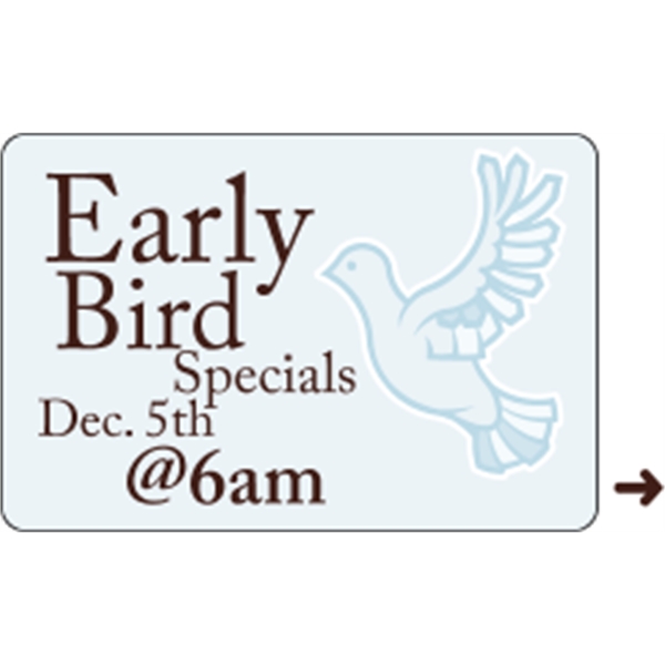 2" x 3" rectangle roll labels with a one color imprint.... from ASI 89910 Stouse, LLC