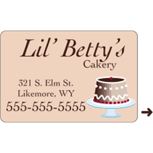 2" x 3" rectangle roll labels with a one color imprint.... from ASI 89910 Stouse, LLC