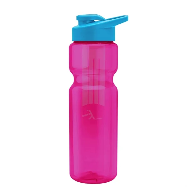 Champion 28 Oz. Transparent Bottle - Drink Thru Lid and Large... from ASI 40480 Koozie Group