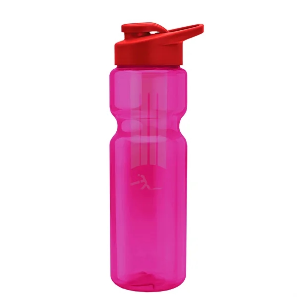 Champion 28 Oz. Transparent Bottle - Drink Thru Lid and Large... from ASI 40480 Koozie Group