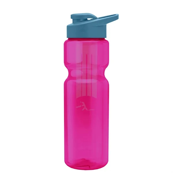 Champion 28 Oz. Transparent Bottle - Drink Thru Lid and Large... from ASI 40480 Koozie Group