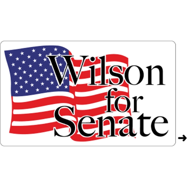 3" x 5" rectangle roll labels with a one color imprint.... from ASI 89910 Stouse, LLC