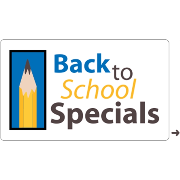 3" x 5" rectangle roll labels with a one color imprint.... from ASI 89910 Stouse, LLC