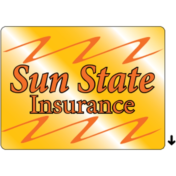 4" x 3" rectangle roll labels with a one color imprint.... from ASI 89910 Stouse, LLC