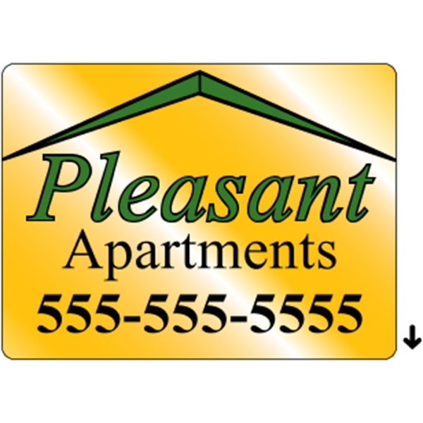 4" x 3" rectangle roll labels with a one color imprint.... from ASI 89910 Stouse, LLC