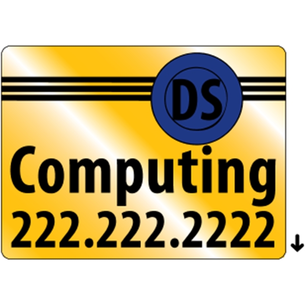 4" x 3" rectangle roll labels with a one color imprint.... from ASI 89910 Stouse, LLC