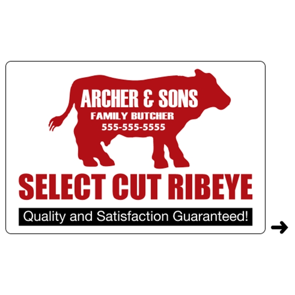 4" x 6" rectangle roll labels with a one color imprint.... from ASI 89910 Stouse, LLC