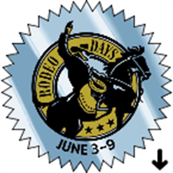 3" starburst designed roll labels with a one color imprint.... from ASI 89910 Stouse, LLC