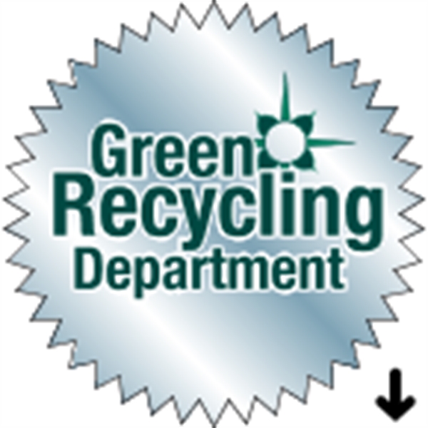 3" starburst designed roll labels with a one color imprint.... from ASI 89910 Stouse, LLC