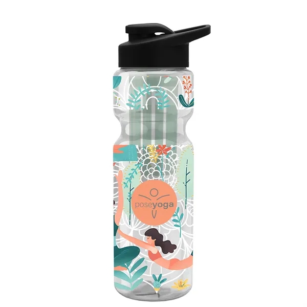 Champion 28 Oz. Transparent Bottle - Drink Thru Lid and Large... from ASI 40480 Koozie Group