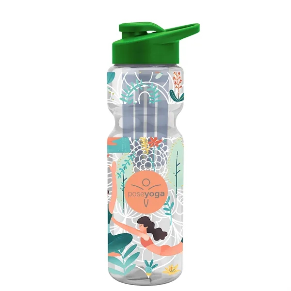 Champion 28 Oz. Transparent Bottle - Drink Thru Lid and Large... from ASI 40480 Koozie Group