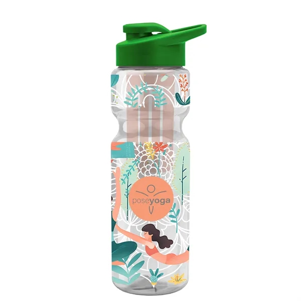 Champion 28 Oz. Transparent Bottle - Drink Thru Lid and Large... from ASI 40480 Koozie Group