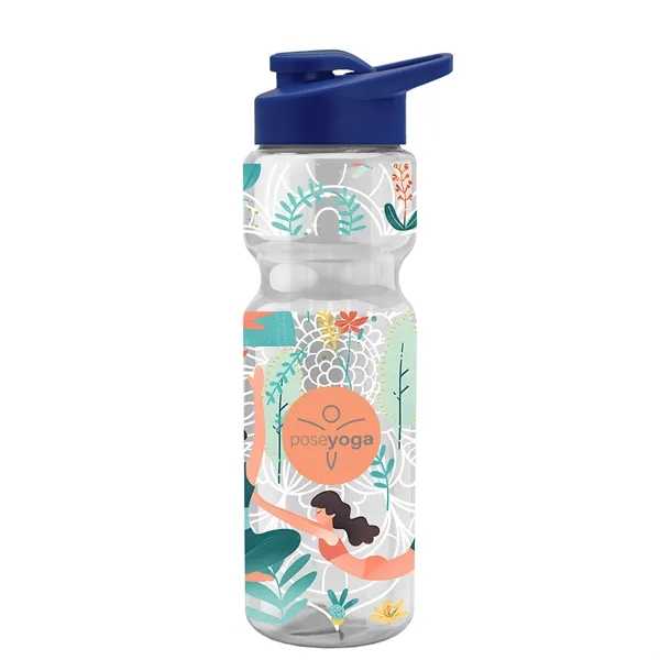 Champion 28 Oz. Transparent Bottle - Drink Thru Lid and Large... from ASI 40480 Koozie Group