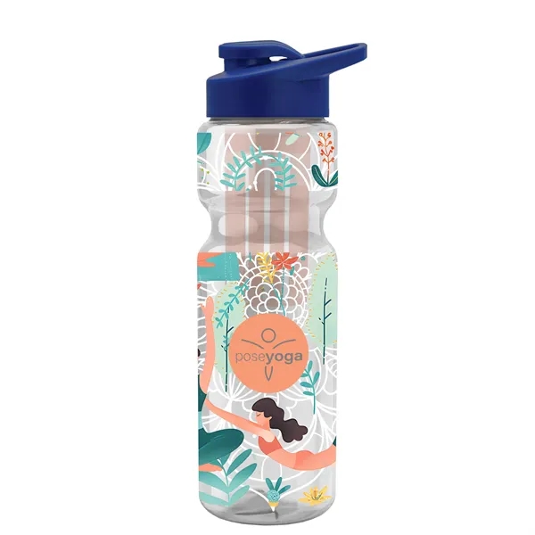 Champion 28 Oz. Transparent Bottle - Drink Thru Lid and Large... from ASI 40480 Koozie Group