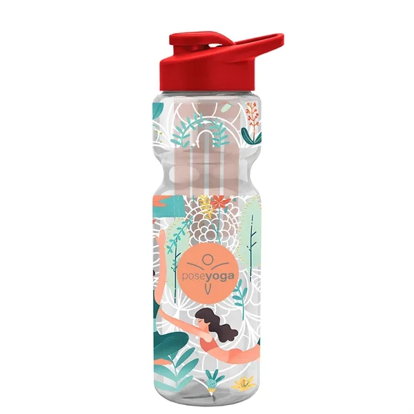 Champion 28 Oz. Transparent Bottle - Drink Thru Lid and Large... from ASI 40480 Koozie Group