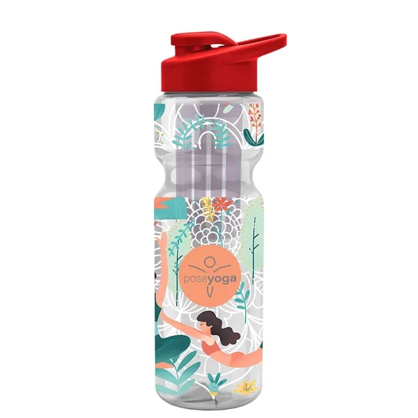 Champion 28 Oz. Transparent Bottle - Drink Thru Lid and Large... from ASI 40480 Koozie Group