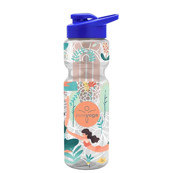 Champion 28 Oz. Transparent Bottle - Drink Thru Lid and Large... from ASI 40480 Koozie Group