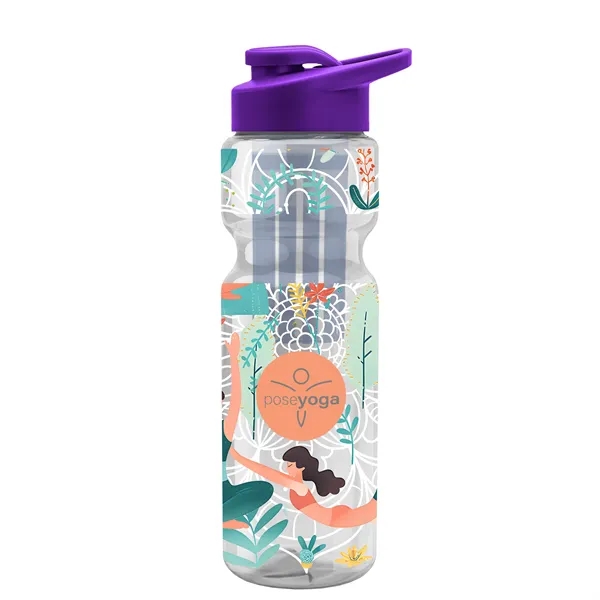 Champion 28 Oz. Transparent Bottle - Drink Thru Lid and Large... from ASI 40480 Koozie Group