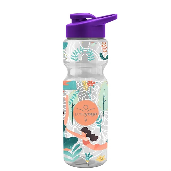 Champion 28 Oz. Transparent Bottle - Drink Thru Lid and Large... from ASI 40480 Koozie Group